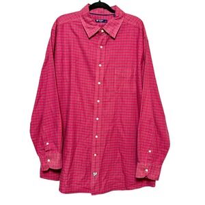 Cremieux Modern Prep Plaid Button Down Shirt Men Sz 3XT Street Casual Minimalist